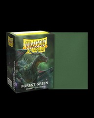 Dragon Shield Box of 100 in Matte Forest Green